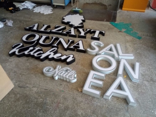 Aluminum Letters